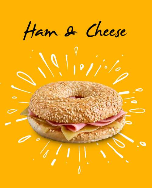 Ham & Cheese bagel
