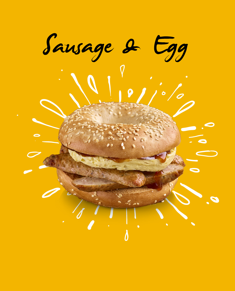 SAUSAGE AND EGG