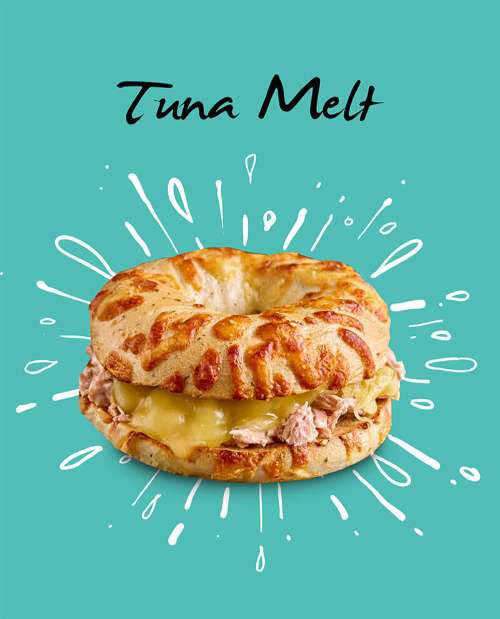 TUNA MELT Bagel Factory